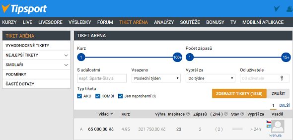 Tipsport Tiket aréna