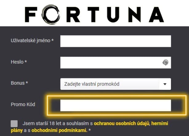 Fortuna Promo Kód Jak aktivovat Fortuna Promo Kód